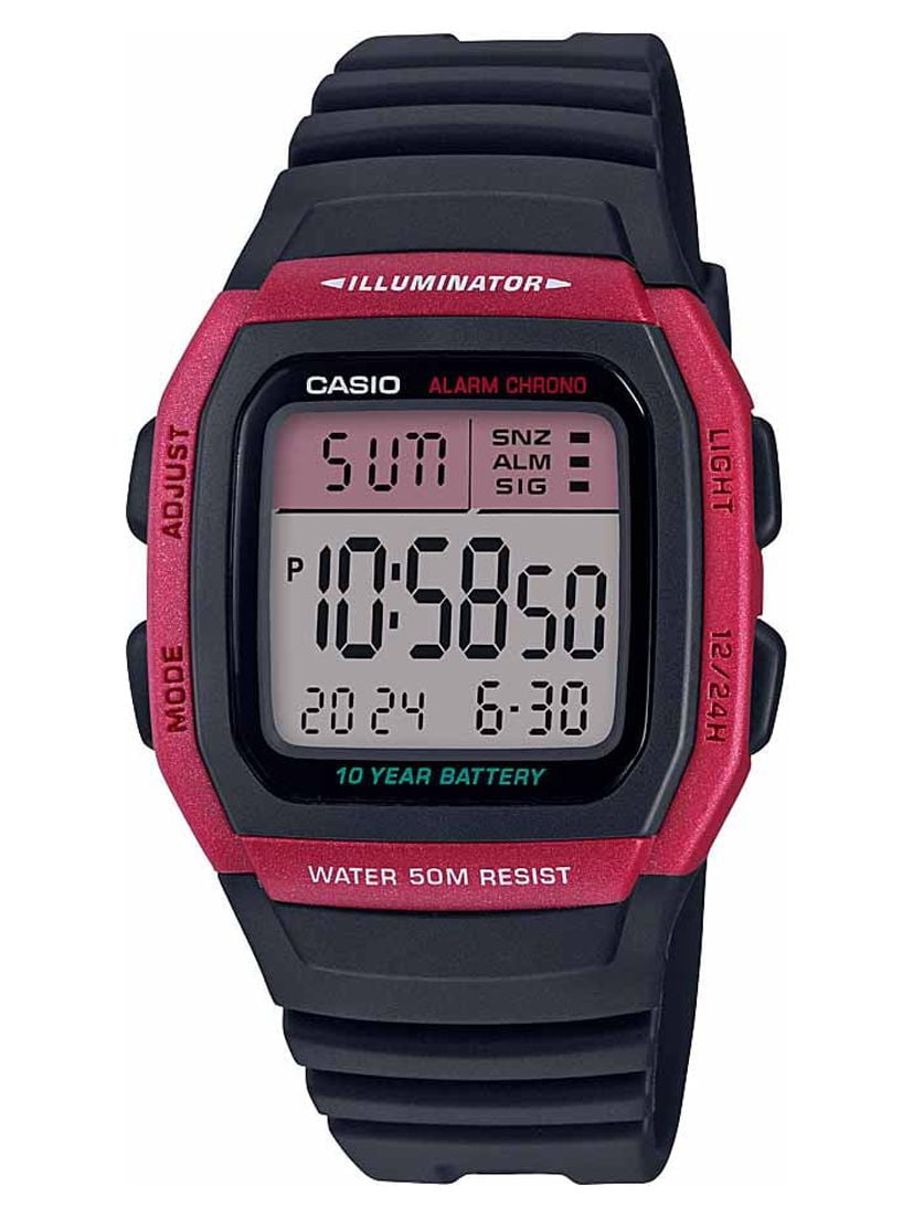 Casio Men s BlackRed Sport Digital Watch W96H 4AV in Kosovo at 40 Rating 5