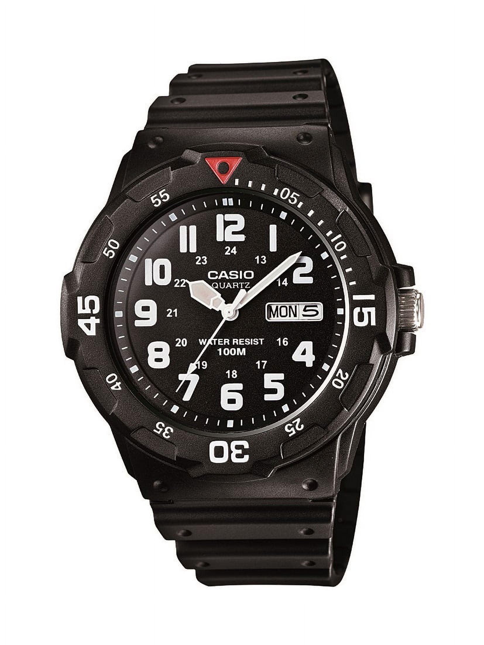 Casio Men's Sport Plastic Wrap Wristwatch, Black - Walmart.com