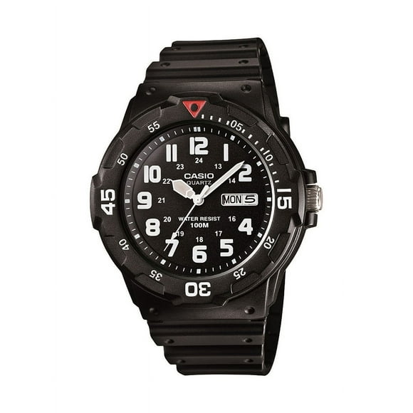 Casio Men's Sport Plastic Wrap Wristwatch, Black