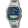 thumbnail image 1 of Casio Men's Stainless Steel Analog-Digital Sport Watch, Blue Dial AW81D-2AV, 1 of 6