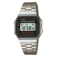 thumbnail image 1 of Casio Men's Stainless Steel Band Wristwatch, Silver & Black, 1 of 7