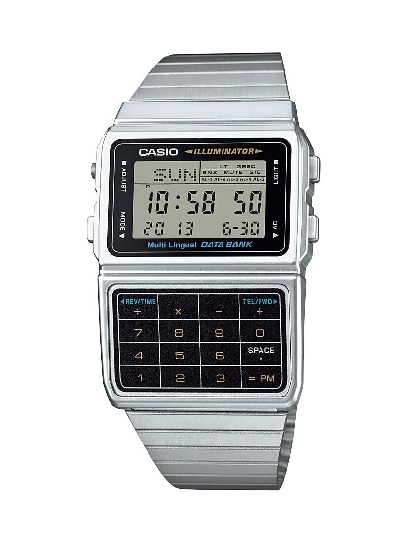 Ni overskydende mørke Casio Men's Stainless Steel Vintage Calculator Watch DBC611-1VT -  Walmart.com