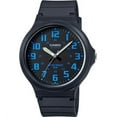 thumbnail image 1 of Casio Men's Super-Easy-Reader Watch, Black/Blue Accents MW240-2BV, 1 of 4