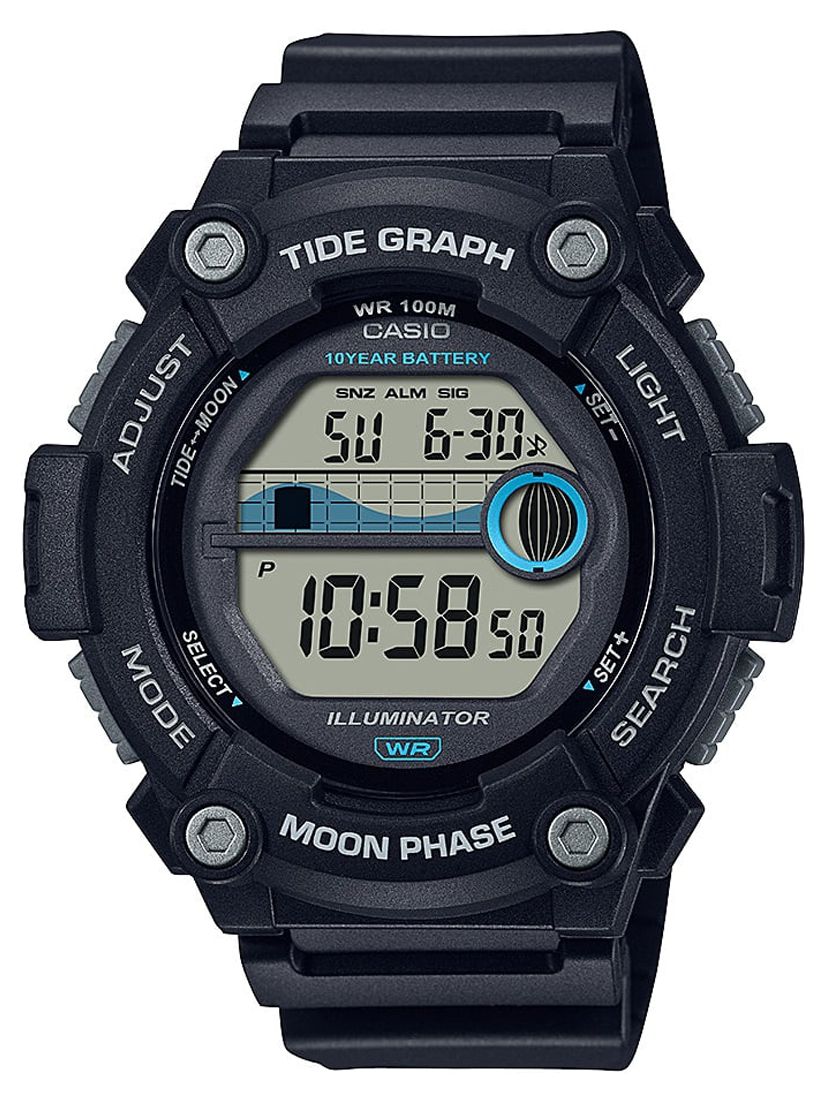 Casio tough solar tide graph moon phase clearance