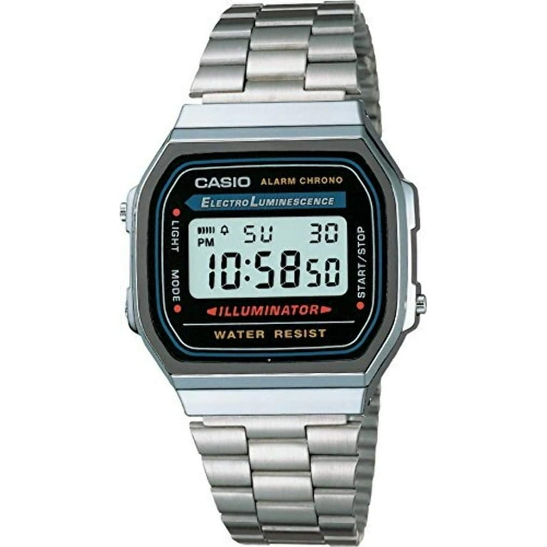 Casio Men s Vintage A168WA 1 Electro Luminescence Watch