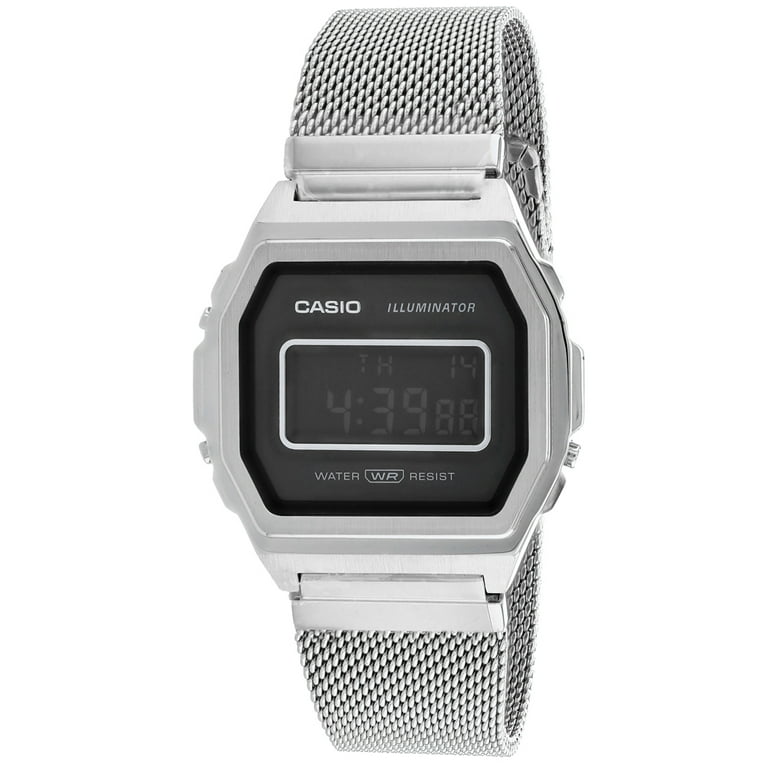 Casio Men's Vintage Black Dial Watch - A1000M-1BVT - Walmart.com