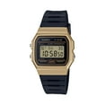 thumbnail image 1 of Casio Men's 'Vintage' Quartz Metal and Resin Casual Watch, Color:Black (Model: F-91WM-9ACF), Black/Gold, 1 of 1
