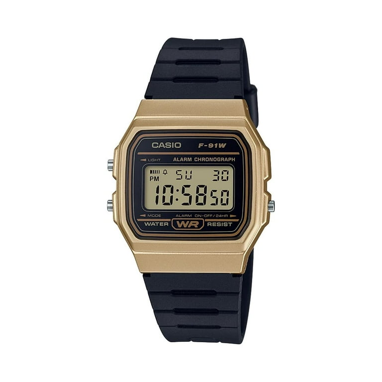 Casio vintage black and gold top