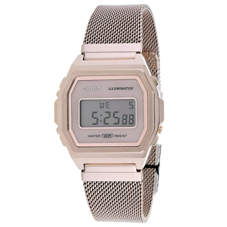 Casio illuminator rose gold hotsell