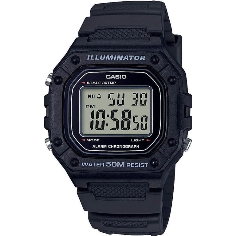 Casio Original Men's Wrist Watch W-218H-1AVCF, Quartz Digital