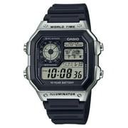 Casio Men's World Time Multifunction Watch AE1200WH-1CV