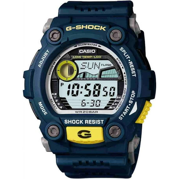 Casio Men's XL Rescue Series G-Shock Quartz 200M WR Shock Resistant Resin Color: Blue (Model G-7900-2CR)