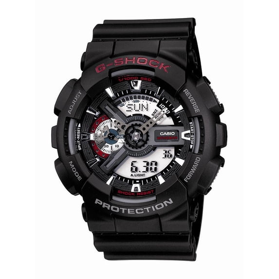 Casio Men's XL Series G-Shock Quartz 200M WR Shock Resistant Resin Color: Black (Model GA110-1ACR)
