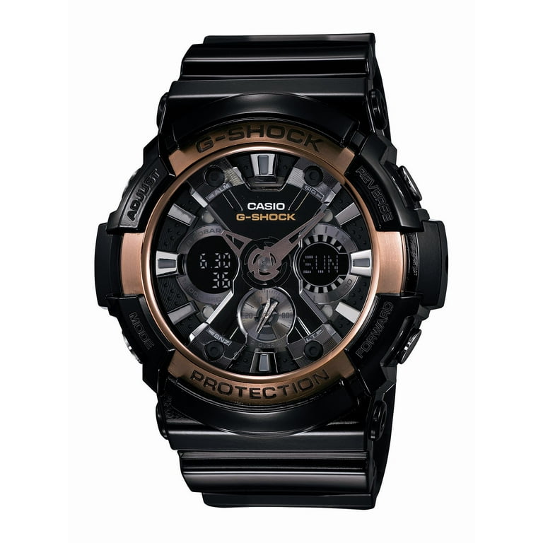 CASIO(カシオ) / G-SHOCK/クォーツ腕時計/GA-200RG/デジアナ/BLK