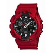 CASIO G-SHOCK Casio Men's XL Series G-Shock Quartz 200M WR Shock Resistant Resin Color: Red