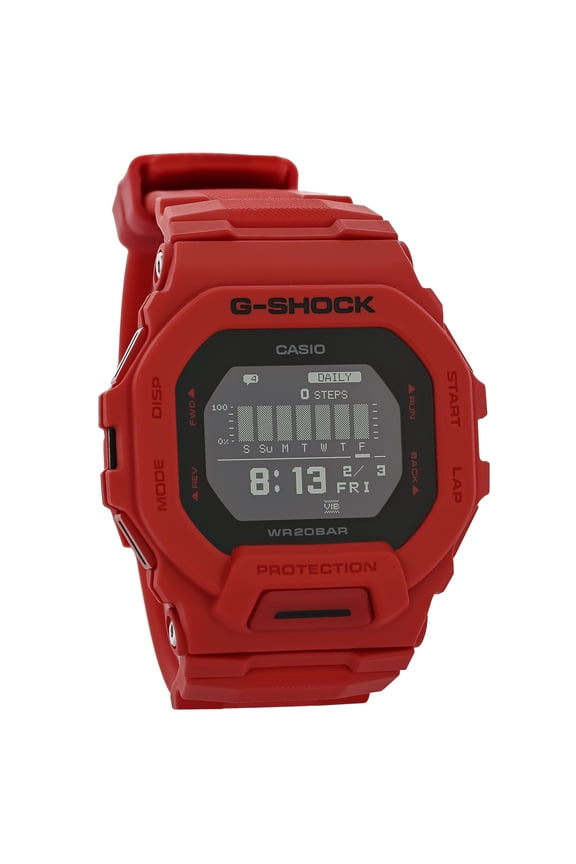 Move Series Men's Bluetooth Digital Red Resin Quartz Watch GBD200RD-4