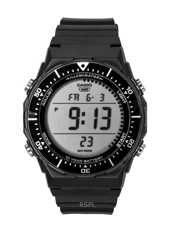 Multifunctional Digital Resin Strap Quartz AE-1700H-1AV 100M Men's Watch