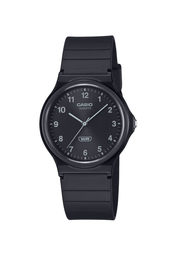 POP Analog Bio Based Resin Strap Black Dial Quartz MQ-24B-1B Unisex Watch