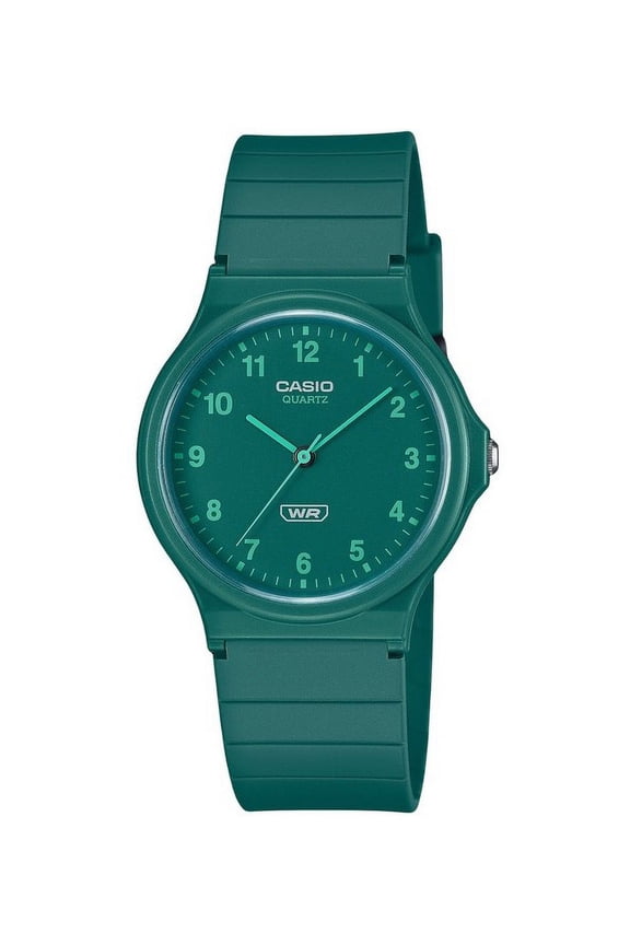 POP Analog Bio Based Resin Strap Green Dial Quartz MQ-24B-3B Unisex Watch