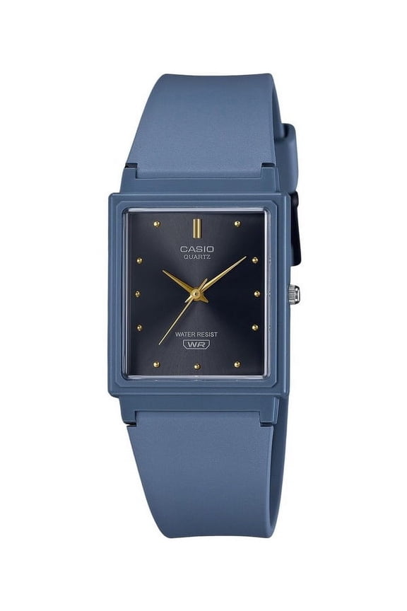 POP Analog Blue Resin Strap Black Dial Quartz MQ-38UC-2A2 Women's Watch