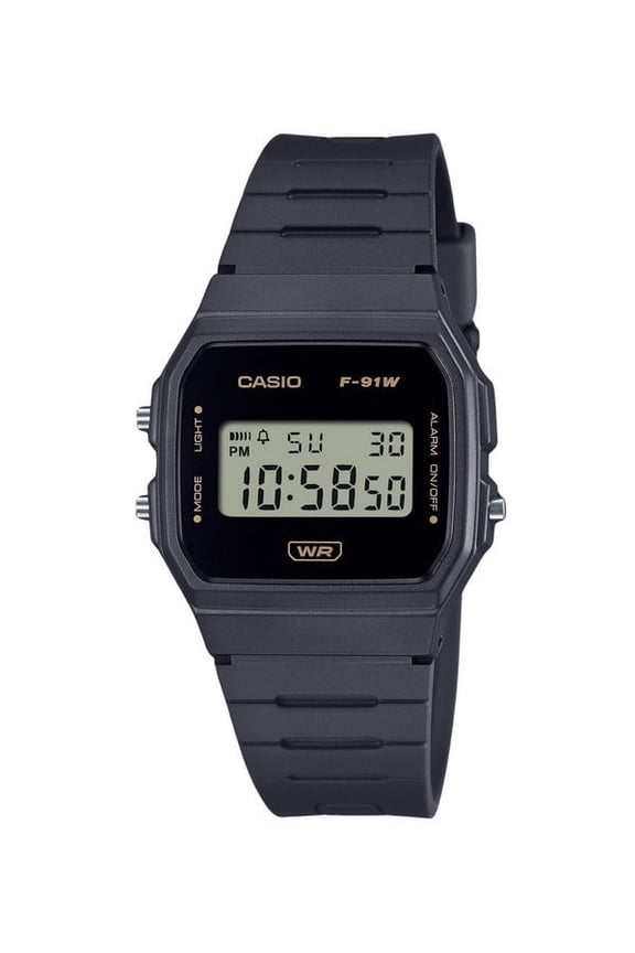 POP Digital Gray Bio Based Resin Strap Quartz F-91WB-8A Unisex Watch