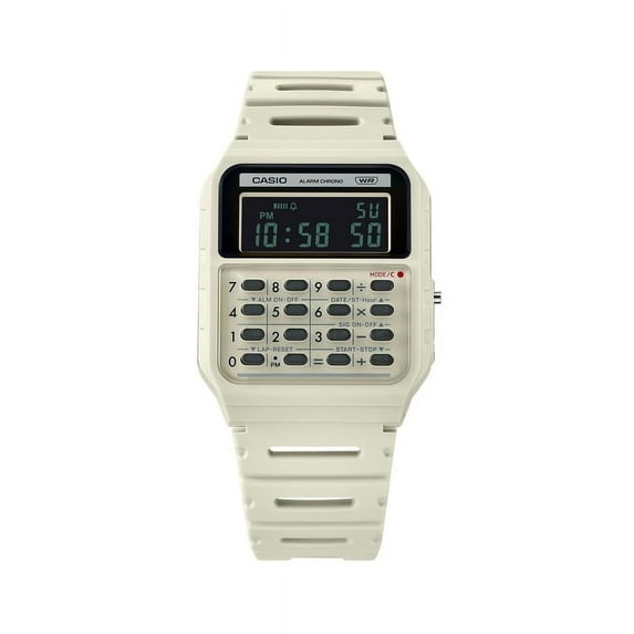 Casio POP Vintage Calculator Digital Gray Bio-Based Resin Strap Quartz CA-53WB-8B Unisex Watch