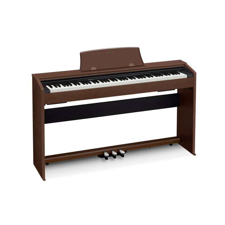 CASIO PriviA 88鍵電子ピアノ PX-770 Casio PX-770 Privia 88-Key Digital Piano, Brown - Walmart.com