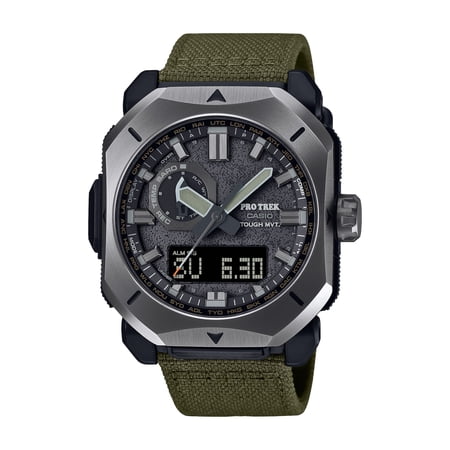 Casio Pro Trek Analog-Digital Triple Sensor Solar Powered Watch - PRW-6900YB-3CR