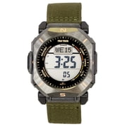 Casio Pro Trek Digital Green Cloth Strap Solar PRW-69YB-3 100M Men's Watch