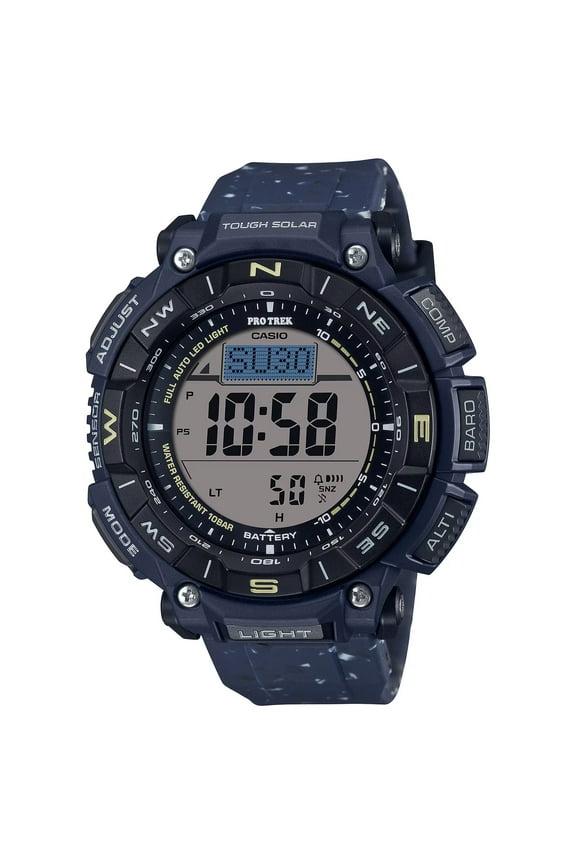 Pro Trek Tough Solar Triple Sensor Bio-Based Blue Resin Digital Watch - PRG340SC-2