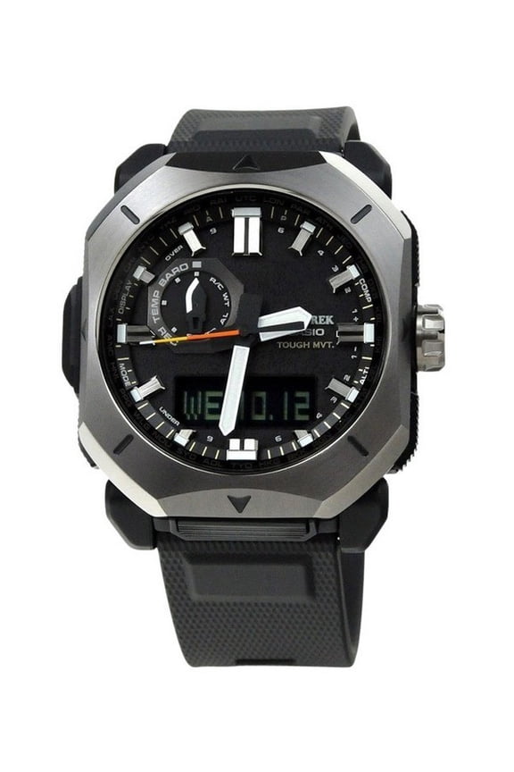 ProTrek Analog Digital Black Bio Based Resin Grey Dial Tough Solar PRW-6900Y-1 100M Men's Watch