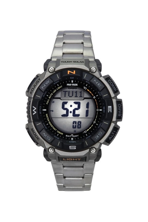 ProTrek Digital Bio Based Resin Tough Solar PRG-340T-7 100M Men's Watch