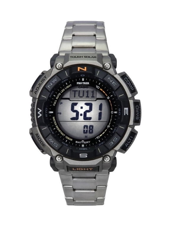 ProTrek Digital Bio Based Resin Tough Solar PRG-340T-7 100M Men's Watch
