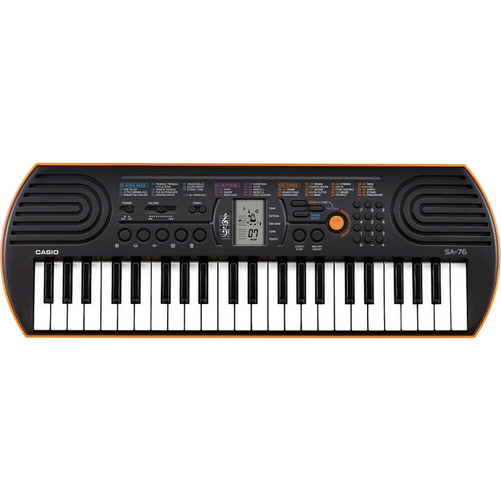 Casio SA76 44Key Mini Keyboard with 100 Tones, 50 Rhythms & Builtin