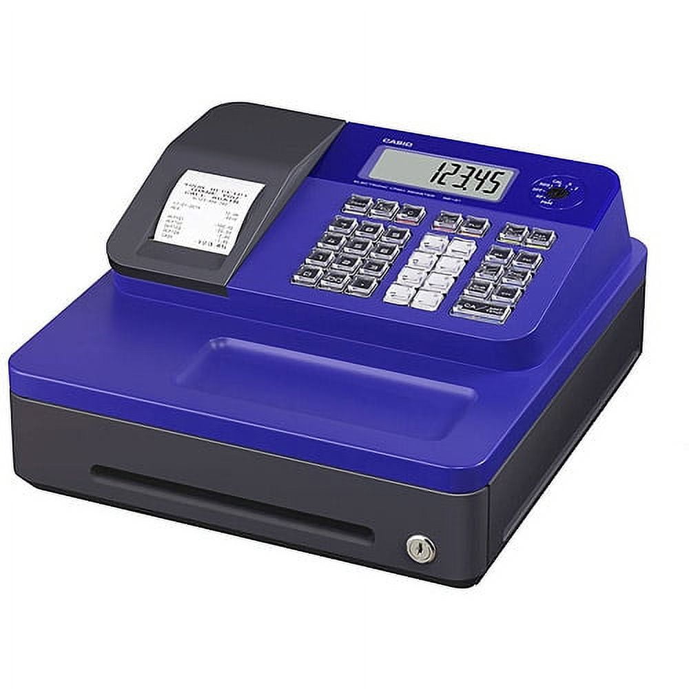 Casio SE-G1SC-BU Electronic Thermal Cash Register, LCD Display