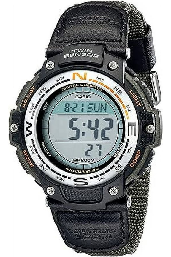 SGW100B-3V Men's Digital Compass Twin Sensor Sport Watch
