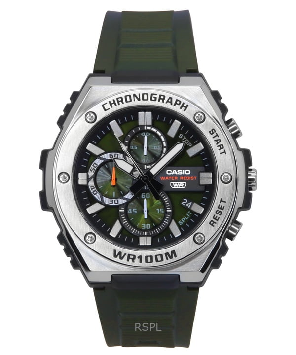 Casio MWA300H-2A Men's Chronograph Blue Dial Resin Strap Watch