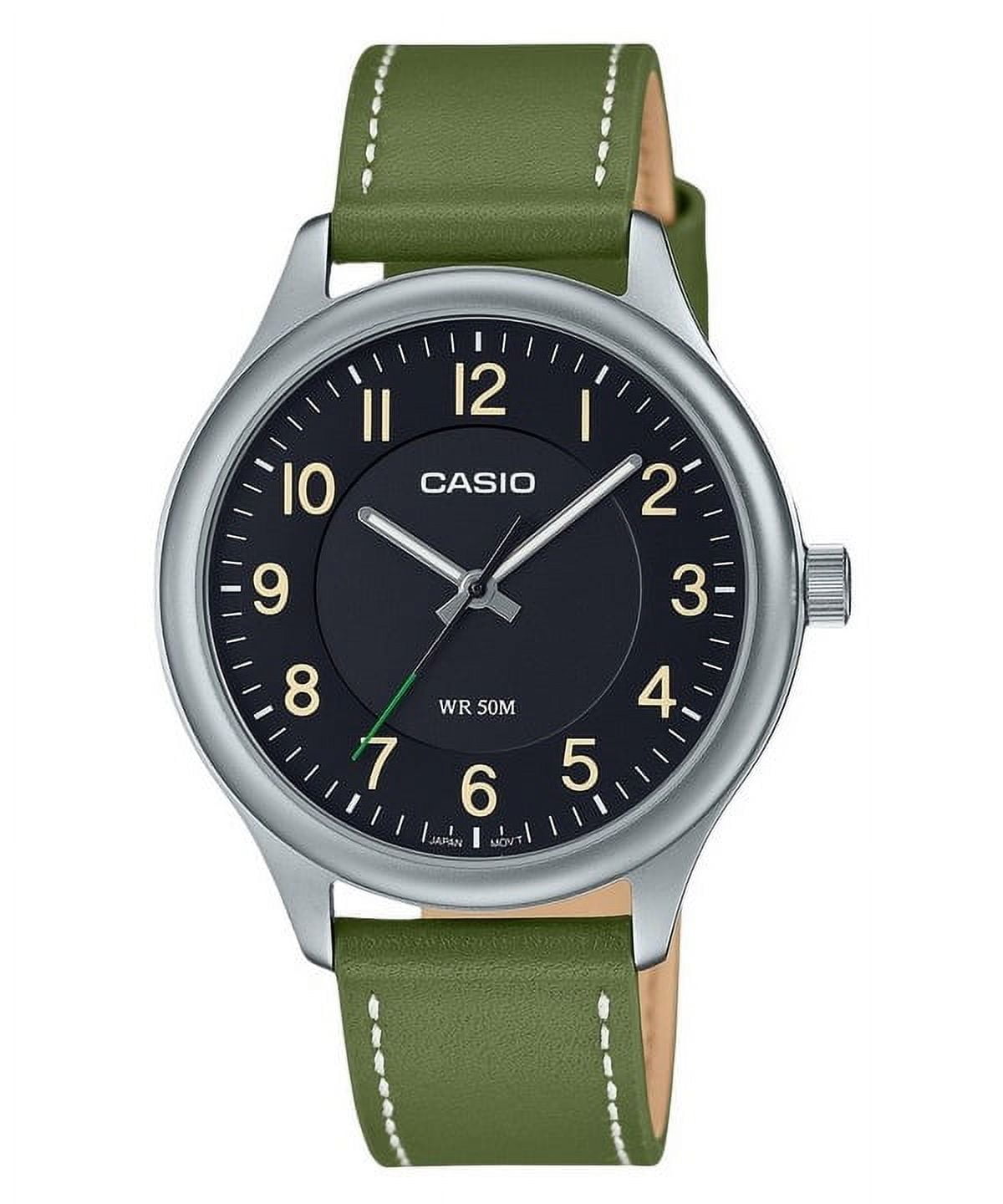 Casio Men's Stainless Steel Quartz Watch with White Dial Casio Men's Stainless Steel Quartz Watch with White Dial