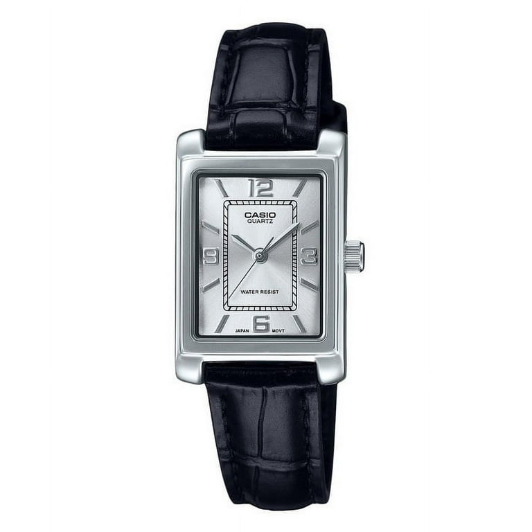 Casio Women's Silver Dial Analog Watch LTP-1234LL-7A - Walmart.com
