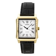 Casio Standard Analog Leather Strap White Dial Quartz MTP-B190GL-7BV Men's Watch