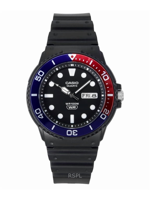 Standard Analog Resin Strap Black Dial Quartz MRW-230H-1E2V 100M Men's Watch