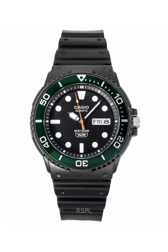 Standard Analog Resin Strap Black Dial Quartz MRW-230H-1E3V 100M Mens Watch