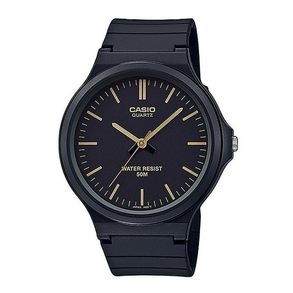 Casio Standard Analog Resin Strap Black Dial Quartz MW-240-1E2V Men's Watch