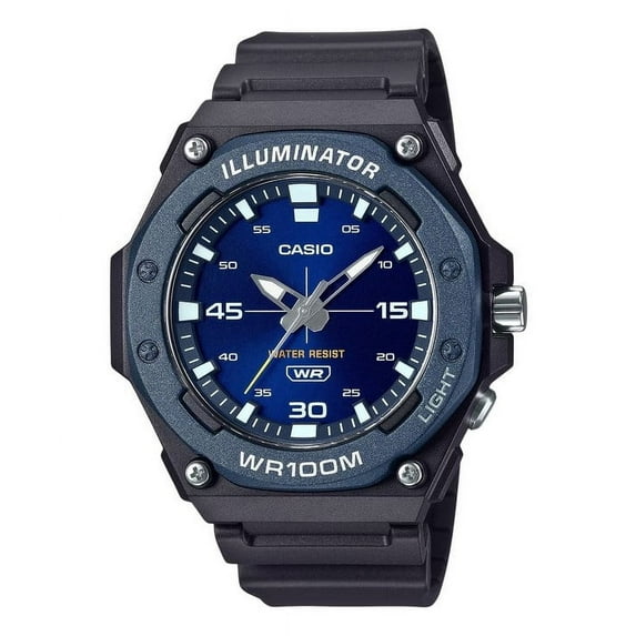 Casio Standard Analog Resin Strap Blue Dial Quartz MW-620H-2AV 100M Men's Watch