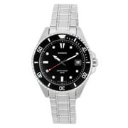 Casio Mens Stainless Steel Watch with Black Dial - MDV-10D-1A1VDF