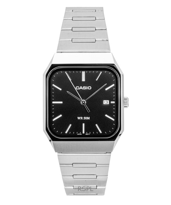 Casio, Men's Watch, MTP-B185D-1AV, Black stainless steel - Walmart.com