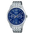thumbnail image 1 of Casio Standard Analog Stainless Steel Blue Dial Quartz MTP-E340D-2AV Men's Watch, 1 of 3