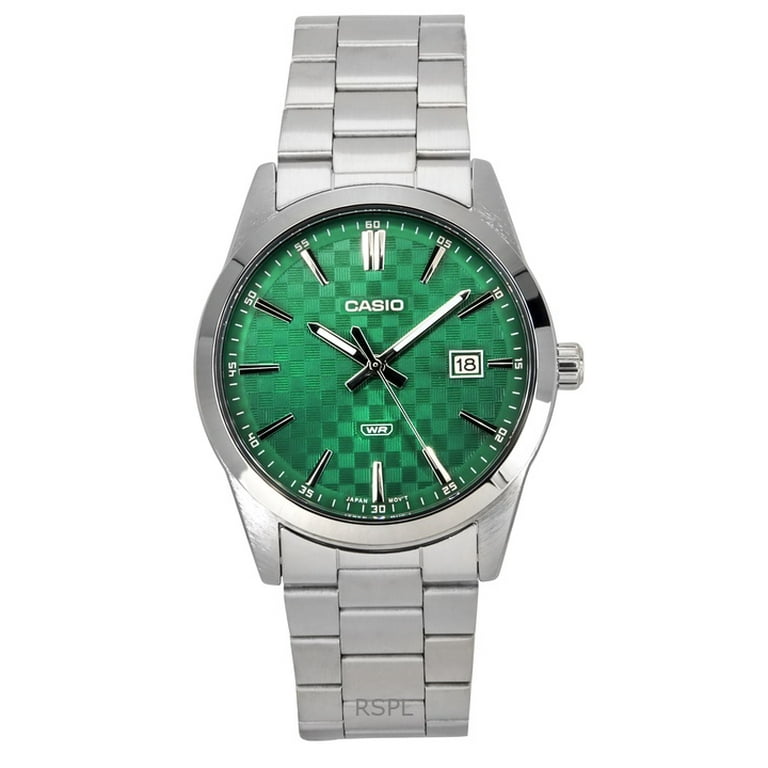 CASIO MTP-VD03D-3A2UDFミントグリーン腕時計ウォッチ Casio MTP-VD03D-3A2 41mm Mint Green Dial Quartz Watch | eBay