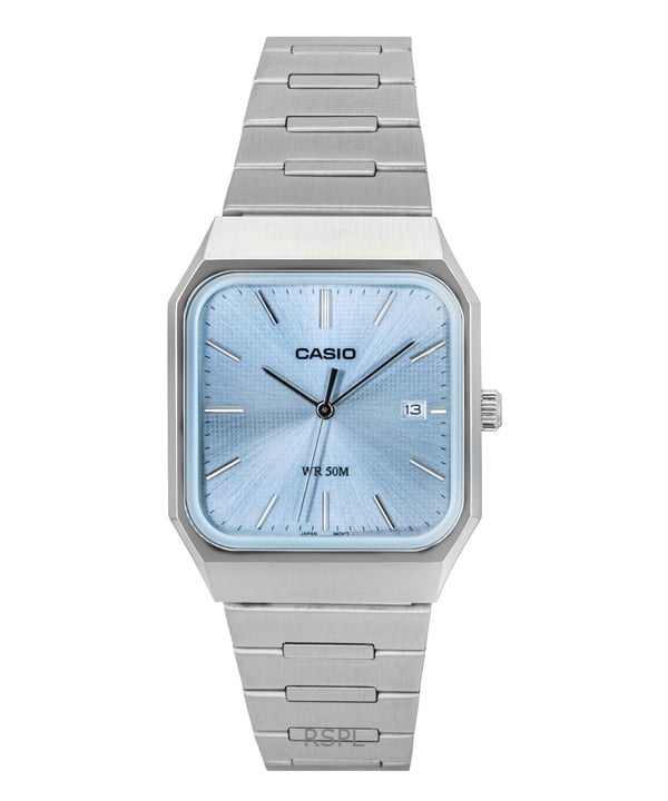CASIO MTP-B185D-2A2V アイスブルー Casio Standard Analog Stainless Steel Ice Blue Dial Quartz MTP