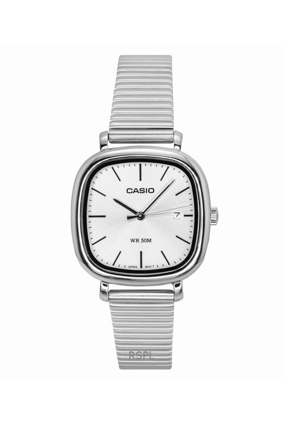 Standard Analog Stainless Steel Silver Dial Quartz LTP-B166D-7AV Women's Watch